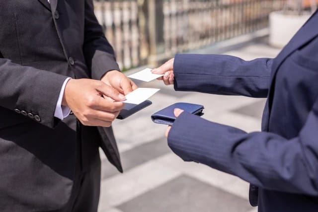 name card exchange
